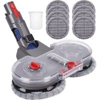 Dyson Compatible Double Mop Head Extension 6 Set Pads
