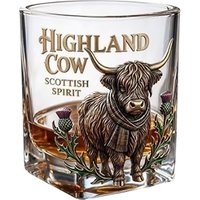 Highland Cow Whisky Glass