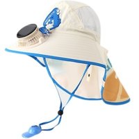 Sun Protection Hat Built Fan 5 Colours