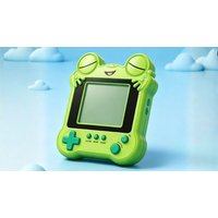Frog Shaped Handheld Puzzle Game Console