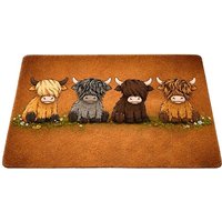 Highland Cow Door Mat