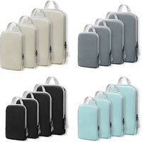 4 Pack Functional Compression Suitcase Bags 4 Colours