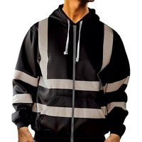 Go Groopie Gomoro Hi-Vis Safety Work Hooded Jumper - 4 Colours, 6 Sizes