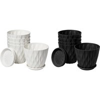 TOQUE Indoor Plant Pots Drainage Trays 5 Pack
