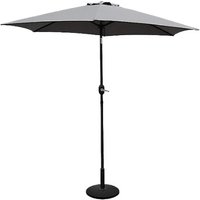 2.7M Crank Tilt Garden Parasol 3 Colours
