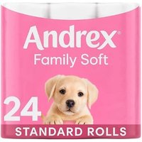 Andrex Family Soft 2 Ply Toilet Rolls Up to 144 Rolls