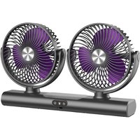 Dual Head Air Circulation Desk Fan 2 Colours