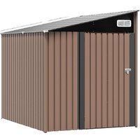 Large Metal Lean To Garden Shed