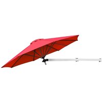 2.5m Wall Mounted Tilting Garden Parasol