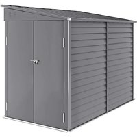 Go Groopie MHSTAR UK LTD Outsunny 5x9FT Metal Garden Shed with Foundation Kit - 2 Colours