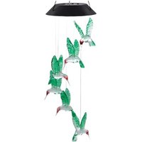 Solar Hummingbird Wind Chime Light 3 Colours