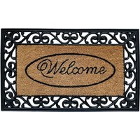 Heavy Duty Coir Welcome Door Mat 1 or 2 Pack