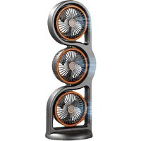 3 Head USB Charging 360° Circulation Fan 2 Colours