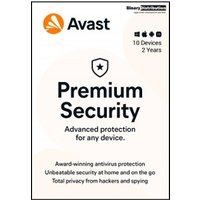 2 License with Avast Premium Security 2025 - 10 Devices