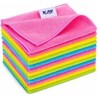 12 Pack KAV Reusable Ultra Absorbent Microfibre Cloths