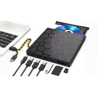 8 1 Ultra Slim External CD DVD Drive