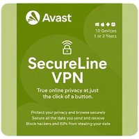 Avast SecureLine VPN 2026 - 10 Devices for 1 or 2 Years!