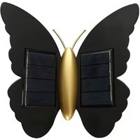 Solar Butterfly or Bat Decorative Wall Light 2 Colours
