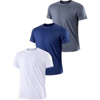 3 Pack Quick Drying Sports T Shirts 9 Colours 5 Sizes