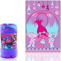 Trolls Glow Fleece Throw Blanket