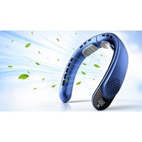 Portable Neck Fan Digital Display 4 Colours