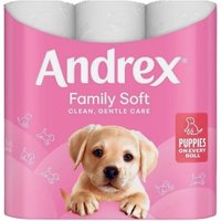 Andrex Gentle Clean 2 Ply Toilet Rolls 90 or 135 Rolls