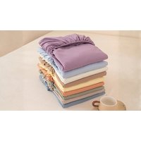 Anti slip Brushed Cotton Coloured Fitted Sheet 15 Colours & 5 Sizes