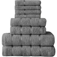 8 Piece Boston Cotton Towel Set 11 Colours