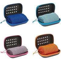 Quick Drying Cooling Sports Towel Carry Case 12 Colours