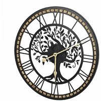 Tree Life Silent Quartz Wall Clock