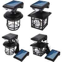 Outdoor Waterproof Motion Sensor Solar Wall Light 2 Designs 2 Styles