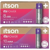 Itson ItsPOWER Alkaline Batteries AA or AAA