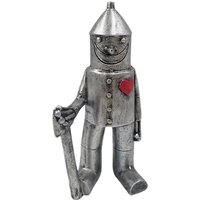 Smiling Metal Robot Heart Ornament