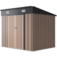 8x6ft Metal Garden Storage Shed