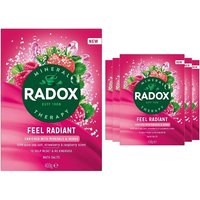 6 Pack Radox Mineral Therapy Feel Radiant Bath Salts Per Pack