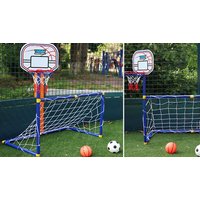 2 1 Football & Basketball Sports Toy Set