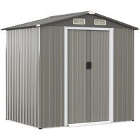 6x4FT Outdoor Metal Storage Shed