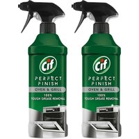 2 or 6 Pack CIF Perfect Finish Oven & Grill Grease Removal Spray Per Bottle