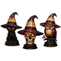 Halloween Stained Glass Style Table Lamp 3 Designs