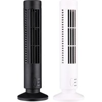 2 Speed USB Bladeless Tower Fan 2 Colours