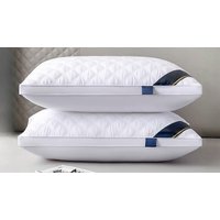 1 or 2 Pack Soft High Density Breathable Pillows 2 Colours