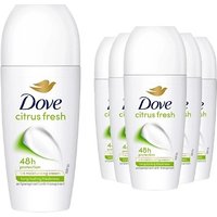 6 Pack Dove Citrus Fresh Roll On Anti Perspirant