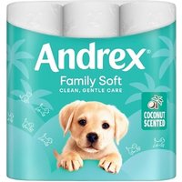 45 Rolls Andrex 2 Ply Coconut Fresh Toilet Tissue