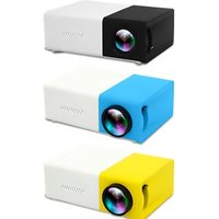 Mini Projector Home Media Player Optional 84 Inch Screen 3 Colours