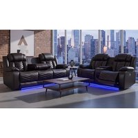 Zeus 3+2 Seater Electric Recliner Sofa with Tech Leather