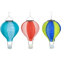 Solar Powered Hot Air Balloon Decorative Light 3 Colours