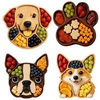 Dog Shaped Charcuterie Platter Plate 4 Shapes