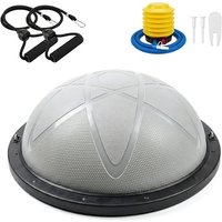 Centra Half Balance Ball Trainer Resistance Bands & Pump 2 Colours