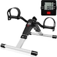 Go Groopie EVOLVESTORE Foldable Mini Pedal Exercise Bike - With LCD Display & Adjustable Resistance!