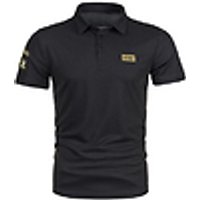 Go Groopie J Star UK Short Sleeve US. Army-Style Casual Polo Shirt - 3 Colours & 4 Sizes